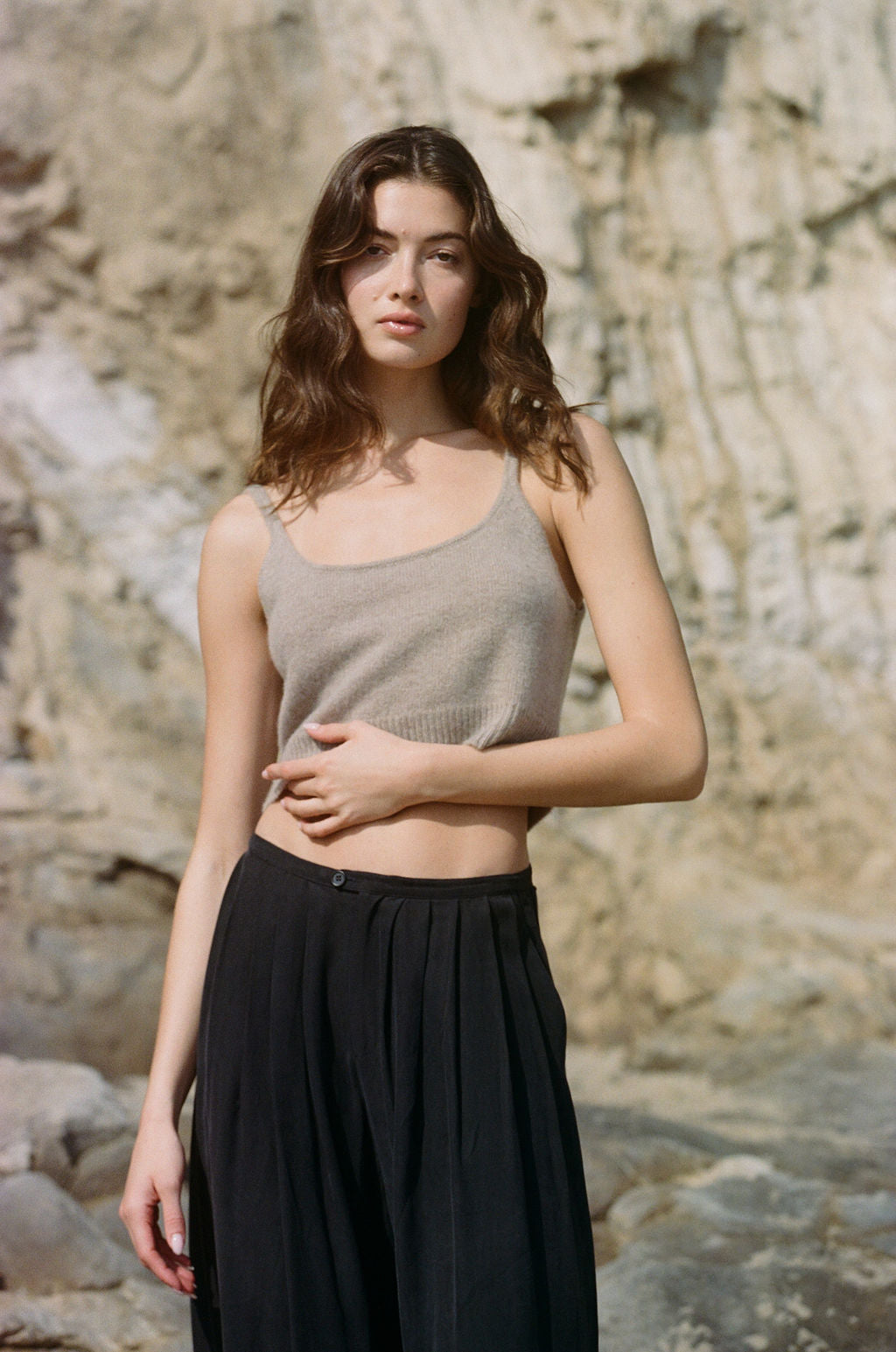 Eris Cashmere Crop Tank