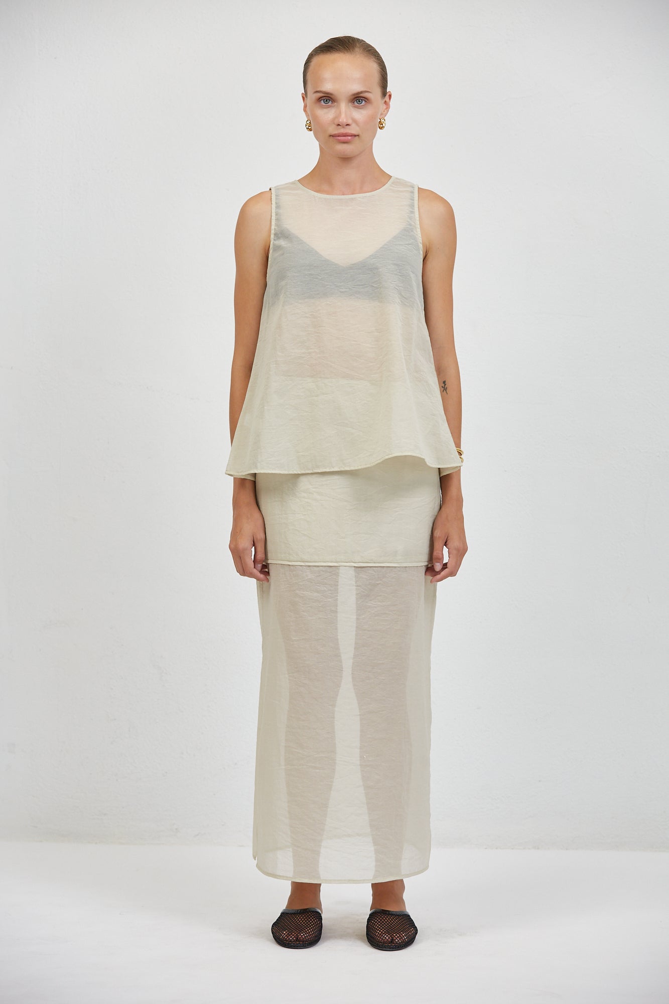 Camille Sheer Skirt