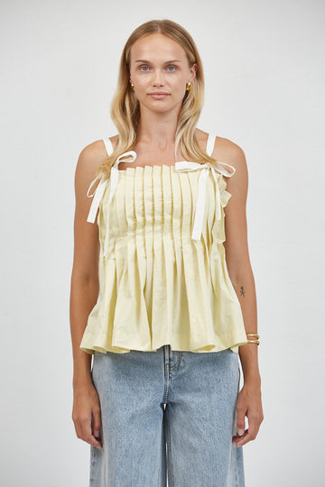 Noelle Pleated Top