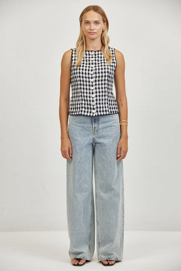 Maelle Button Down Top