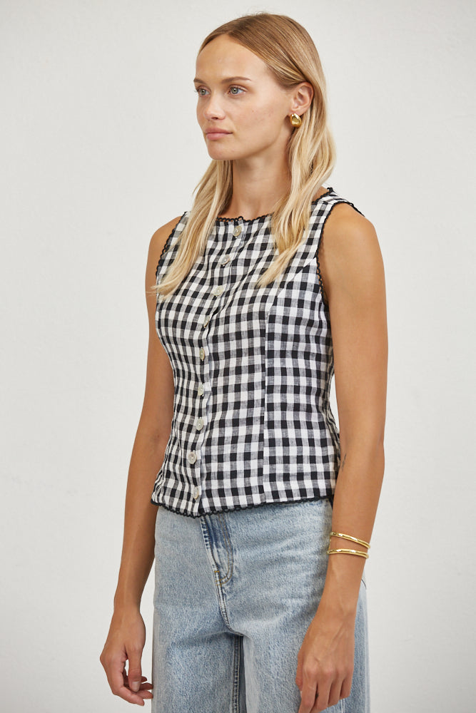 Maelle Button Down Top