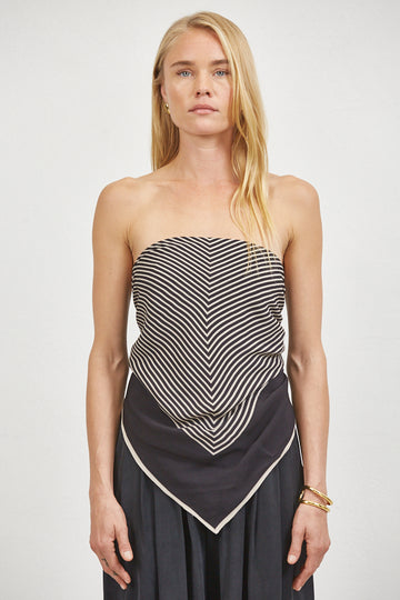 Hedi Scarf Top